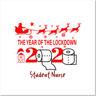 Santa’s Favorite Student nurse Christmas Posters and Art